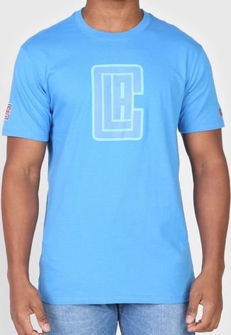 Camiseta New Era Los Angeles Clippers Azul