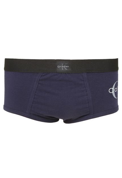 Cueca Calvin Klein Underwear Slip Logo Azul-Marinho - Marca Calvin Klein Underwear