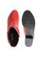 Bota Comfortflex Tachas Vermelha - Marca Comfortflex