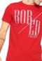 Camiseta Ride Skateboard Manga Curta Bored Tiles Vermelha - Marca Ride Skateboard