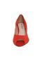 Peep Toe AZALEIA Vermelho - Marca AZALEIA