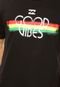 Camiseta Billabong Good Vibes Preta - Marca Billabong