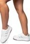 Tênis Feminino Plataforma Lumiss Flatform Confortável Clássico Moda Casual Neutro Branco Bege - Marca LUMISS
