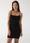 Vestido Tule Colcci Longo Fantasy Preto - Marca Colcci