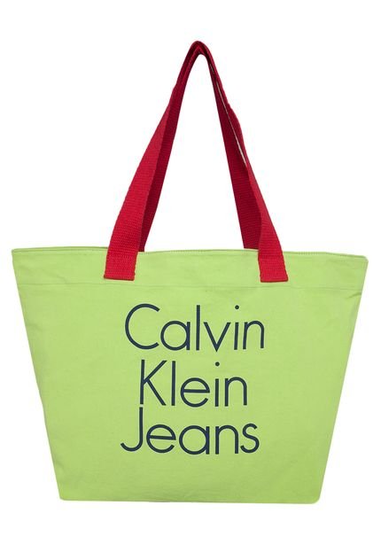 Bolsa Calvin Klein Jeans Alças Verde - Marca Calvin Klein