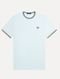 Camiseta Fred Perry Masculina Regular Twin Tipped Azul Claro - Marca Fred Perry