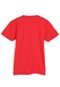 Camiseta Kyly Menino Animais Vermelha - Marca Kyly
