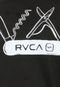 Camiseta RVCA Knife Preta - Marca RVCA