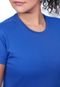 Camiseta Feminina Baby Look Dryfit Techmalhas Azul Royal - Marca TECHMALHAS