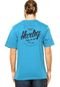Camiseta Manga Curta  Hurley Wings N Wheels Azul - Marca Hurley