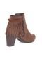 Bota DAFITI SHOES Franjas Marrom - Marca DAFITI SHOES