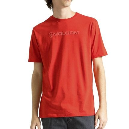 Camiseta Volcom New Style SM24 Masculina Vermelho - Marca Volcom