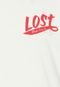 Camiseta ...Lost Handmade Cinza - Marca ...Lost