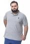 Kit 2 Camisas Polo Plus Size - Cinza e Marinho - Marca Polo Marine