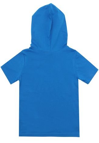 Camiseta Mundi Menino Escrita Azul