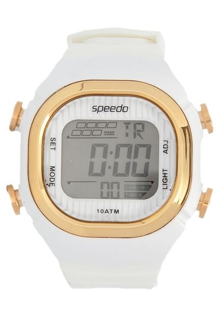 Relógio Speedo Sport Lifestyle 65019G0EBNP1 Branco/Dourado - Marca Speedo
