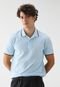 Camisa Polo Aramis Reta Friso Azul - Marca Aramis