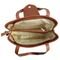 Bolsa Victoria Caramelo com Alça de Ombro Estampa Trançada - Marca Sapatore