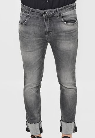 Calça Cropped Jeans Forum Skinny Alexandre Preta