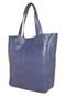 Bolsa Sacola Capodarte Shine Azul - Marca Capodarte