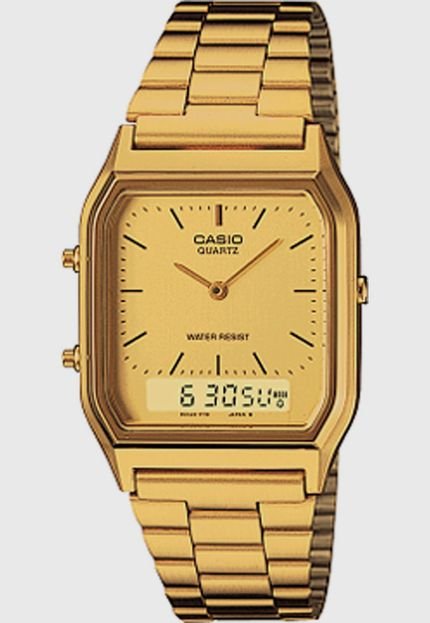 Relógio Casio AQ-230GA-9DMQ Dourado - Marca Casio