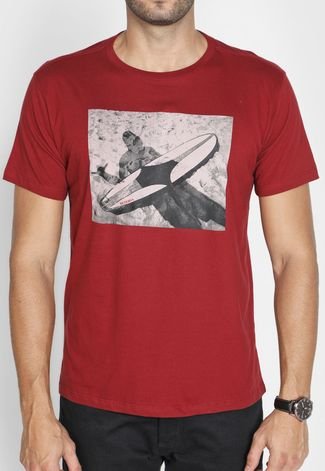 Camiseta Reserva Surf Shadow Vermelha