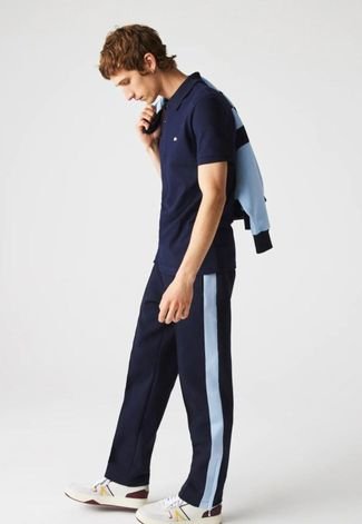 Camisa Polo Lacoste Slim Fit Masculina em Petit piquet Stretch