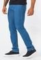 Calça Jeans Masculina Azul Com Elastano Slim Bolsos Casual - Marca Zafina