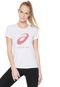 Camiseta Asics Core Running Pa Ss Spir Branca - Marca Asics