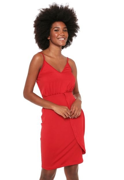 Vestido FiveBlu Curto Ajustado Vermelho - Marca FiveBlu