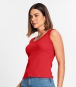 Regata Feminina Em Ribana Rovitex Vermelho - Marca Rovitex Básicos