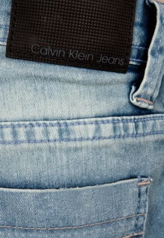Calça Jeans Calvin Klein Kids Reta Day Azul