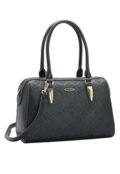 Bolsa Feminina Textura Geometrica Ombro Preto 3484465 - Marca Chenson