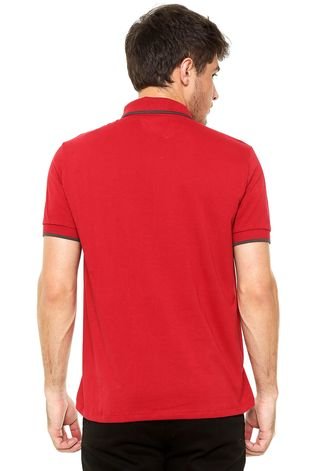 Camisa Polo Hering Logo Vermelha