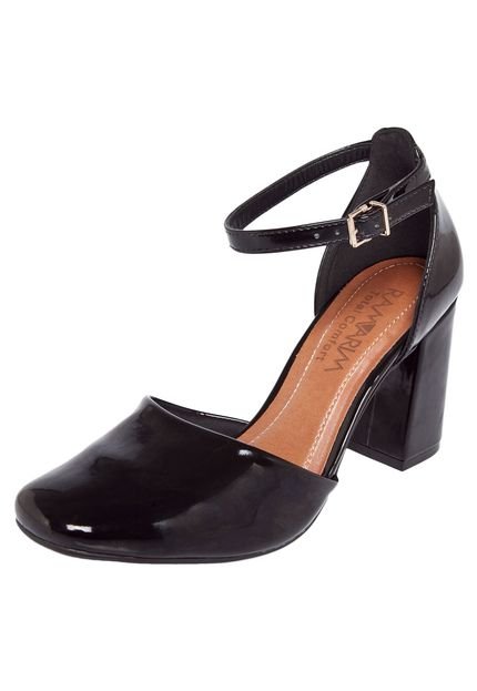 Scarpin Ramarim Verniz Preto - Marca Ramarim