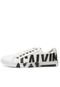 Tênis Couro Calvin Klein Jeans Cano Curto Branco - Marca Calvin Klein
