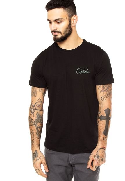 Camiseta Quiksilver Slim Damos Garden Preta - Marca Quiksilver