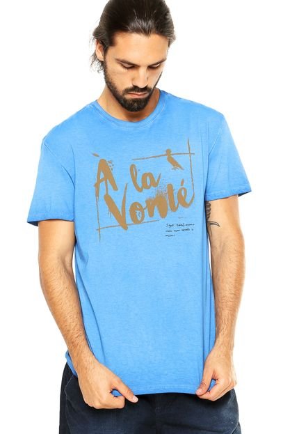 Camiseta Reserva À la vonté Azul - Marca Reserva
