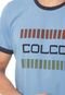 Camiseta Colcci Logo Azul - Marca Colcci