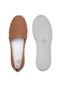 Slip On Couro Capodarte Laser Cut Bege - Marca Capodarte