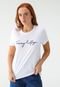 Camiseta Tommy Hilfiger Reta Silk Branca - Marca Tommy Hilfiger