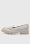 Mocassim Moleca Liso Branco - Marca Moleca