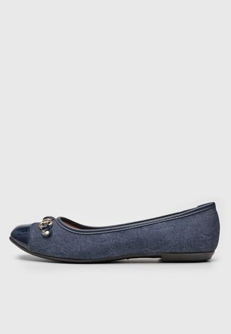 Sapatilha DAFITI SHOES Nó Azul-Marinho - Compre Agora