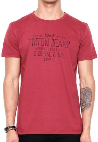 Camiseta Triton New Vinho