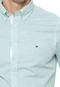 Camisa Tommy Hilfiger Slim Square Branca/Verde - Marca Tommy Hilfiger