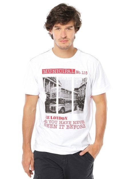 Camiseta FiveBlu London Branca - Marca FiveBlu