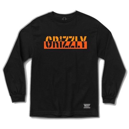Camiseta Grizzly Manga Longa Two Faced Masculina Preto - Marca Grizzly