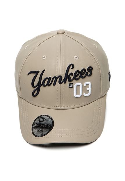 Boné New Era Snapback New York Yankees Vintage Bege - Marca New Era