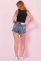 Shorts Feminino Preciosa Planet Girls Azul Medio - Marca Planet Girls