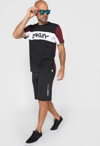 Camiseta Oakley Arcade Block Preta - Compre Agora